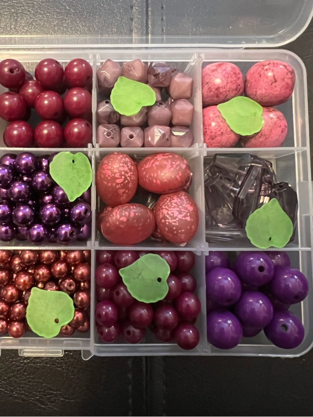 Craft Beads, EGGPLANT - DON’T COOK, Jewelry Supplies, loose bulk beads - Picture 5 of 8